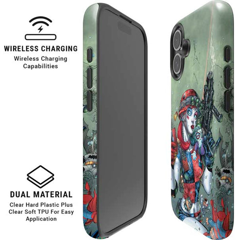 DC Comics Harley Quinn Little Black Book Cover#47 New 52 Art by Jim Lee iPhone 16 Plus Magsafe Impact Case